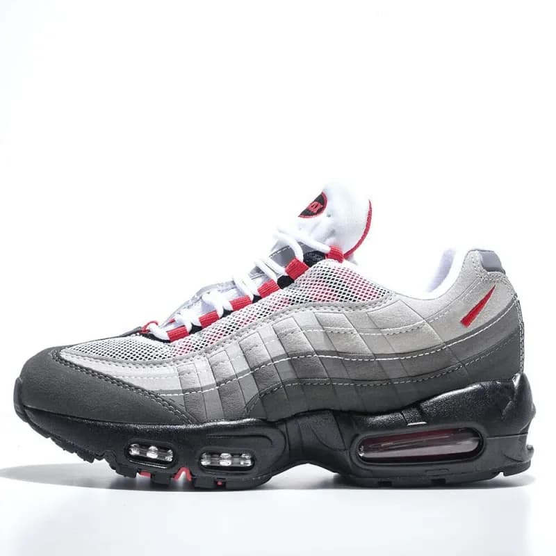 Nike Air Max 95 Grey/Black — Red gray