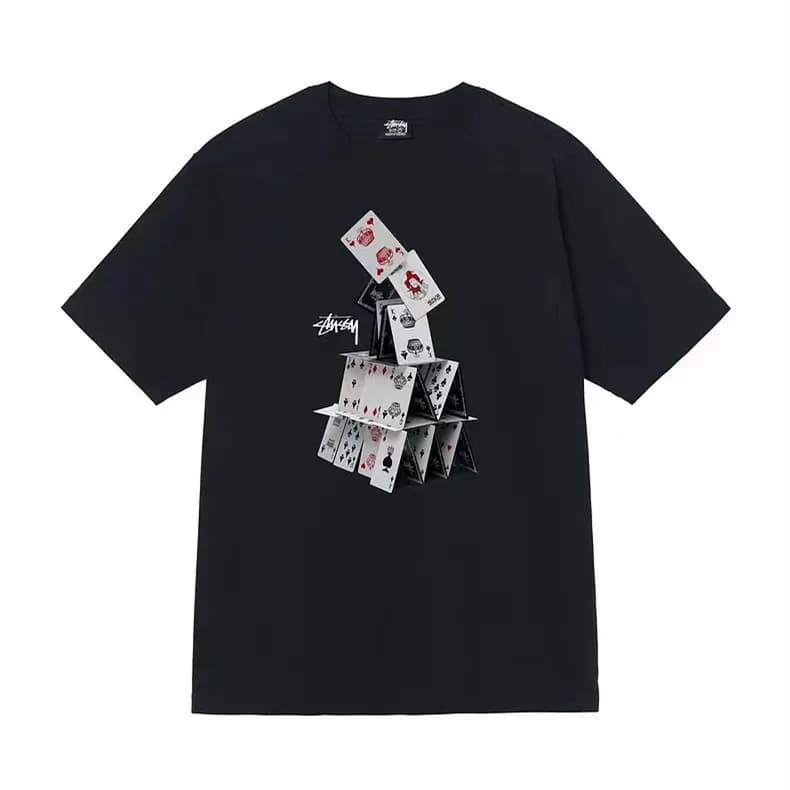 Stüssy Wizard Graphic Tee Blue Star Wizard — 黑色【扑克02】