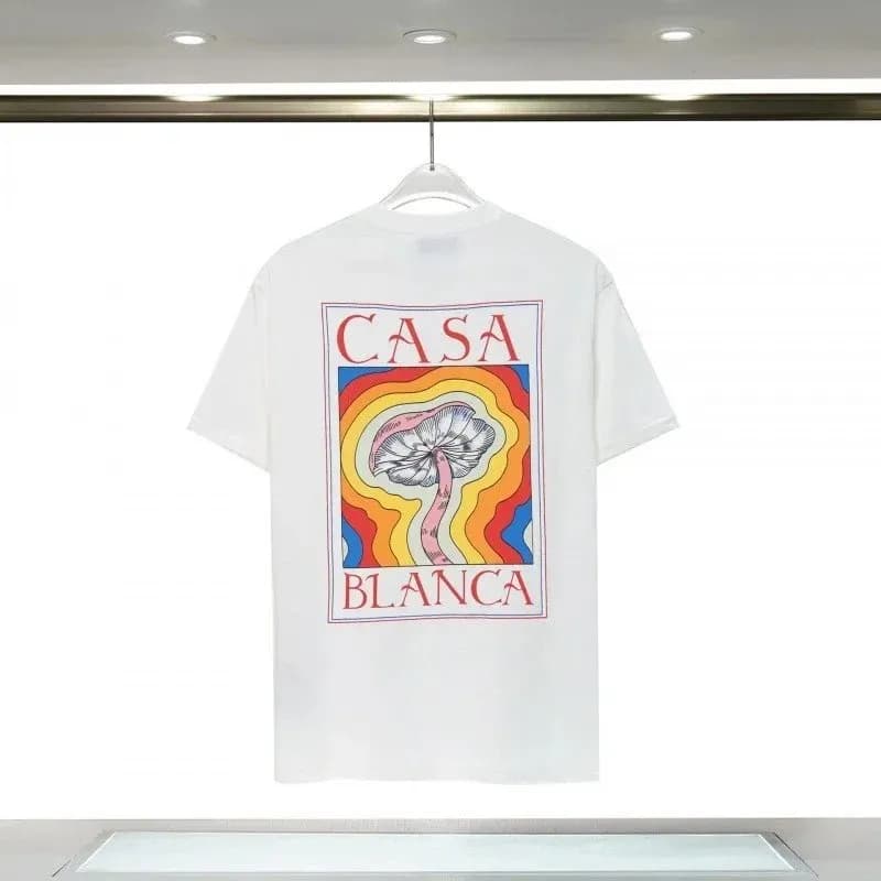 Casablanca Graphic T-Shirt Casa Blanca Mushroom Print