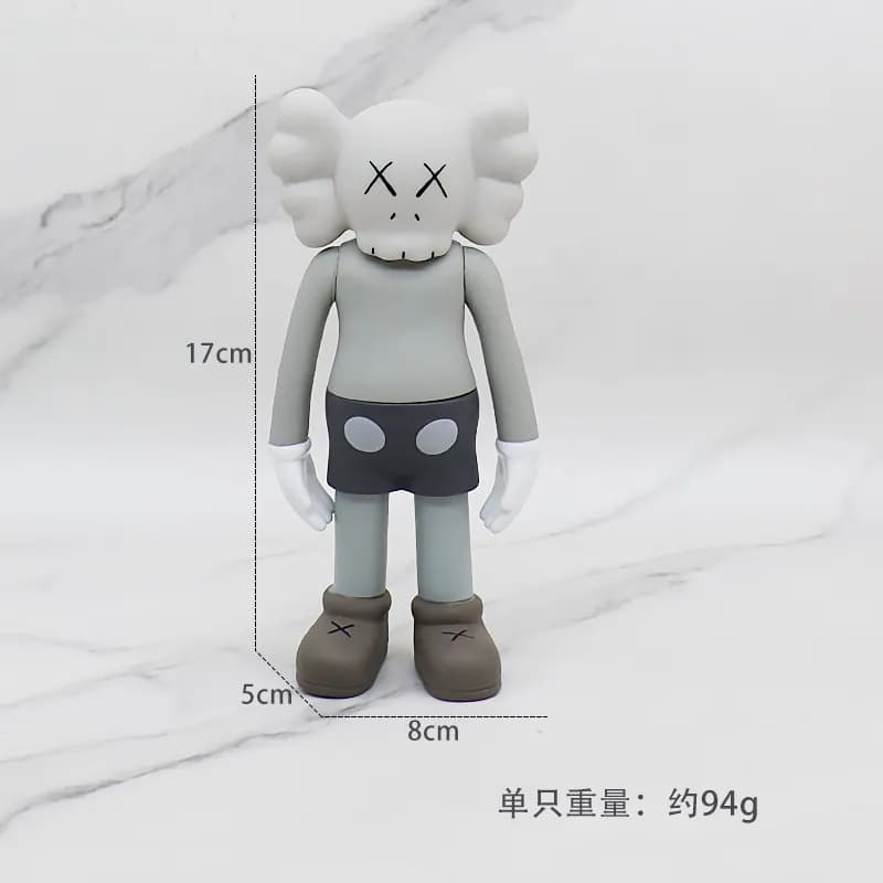KAWS Companion Grey with Beige Head — 站姿考斯灰色【袋装】