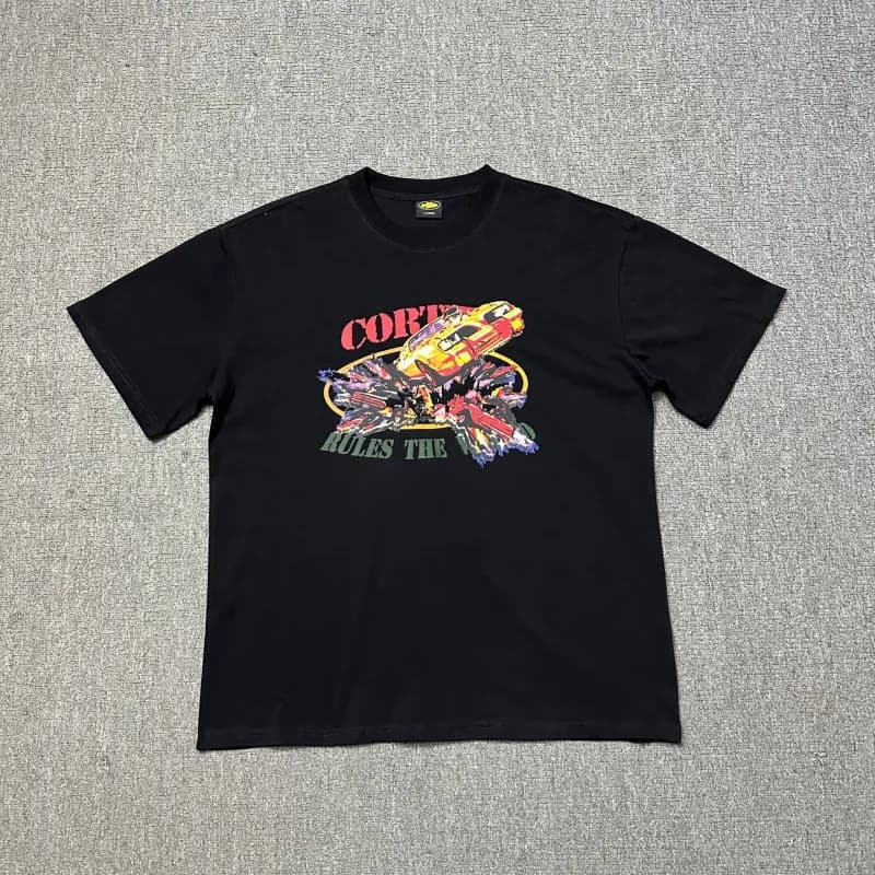 Hellstar Scorpion Graphic Tee White Scorpion Print — 3177 黑色