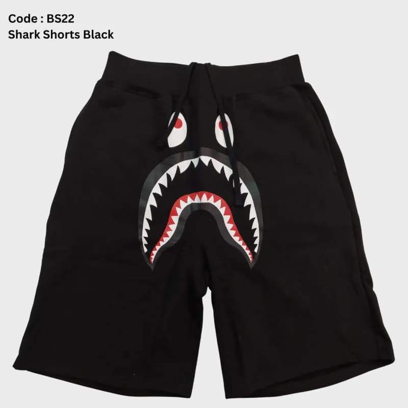 BAPE Shark Shorts Black