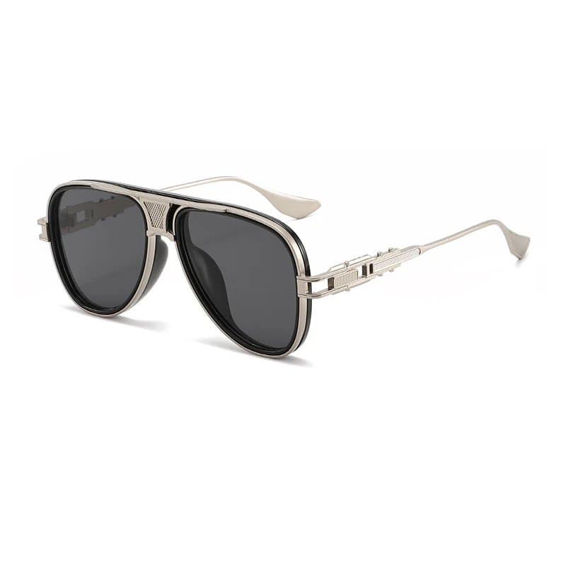 Chrome Hearts Aviator Sunglasses Metal Frame