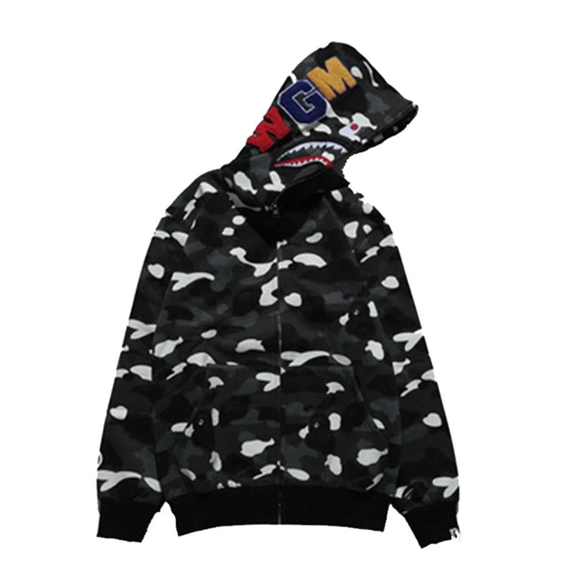 BAPE Shark Hoodie Multi Camo — 19