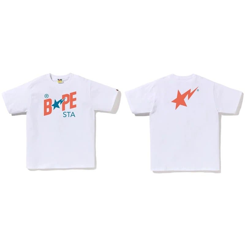 BAPE A Bathing Ape Tee Camouflage Ape Head — 5011白色