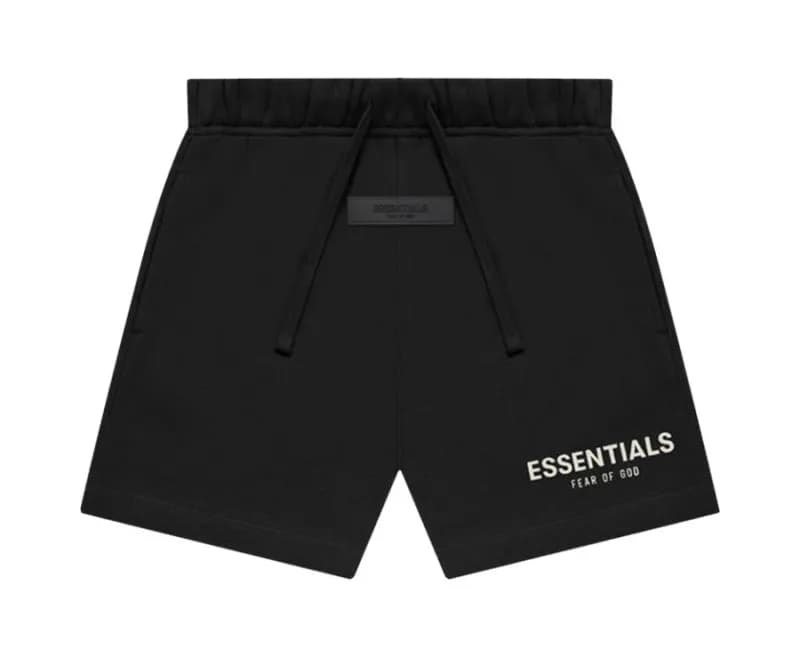 Fear of God Essentials Logo Shorts Black