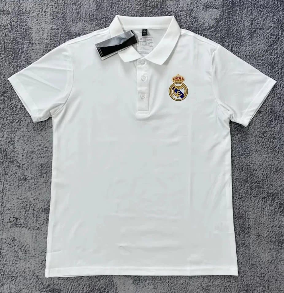 Adidas Polo Shirt Real Madrid Crest