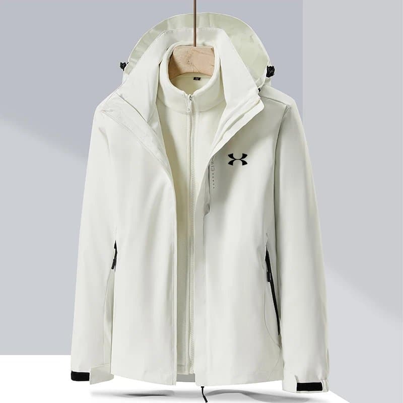 Nike Windrunner Jacket Classic Swoosh — 白色6266三合一按的马