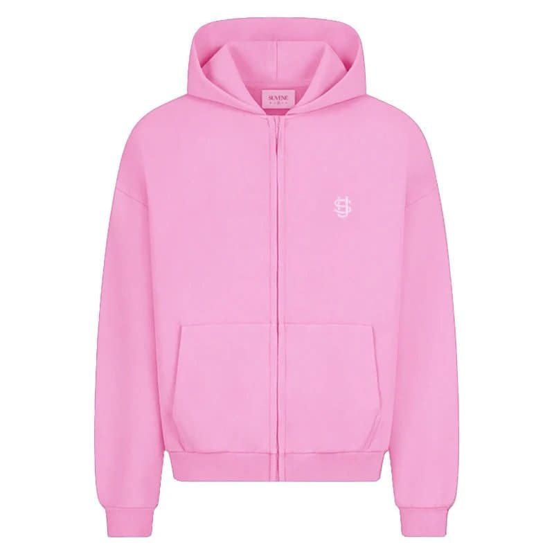 Saint Michael Zip-Up Hoodie Embroidered Logo