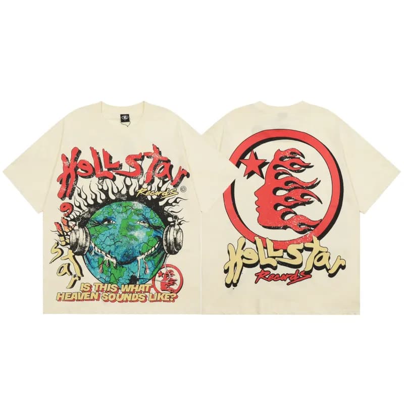 Graphic Tee The Future Is Hellstar — 【280优质量】DY07（杏色）