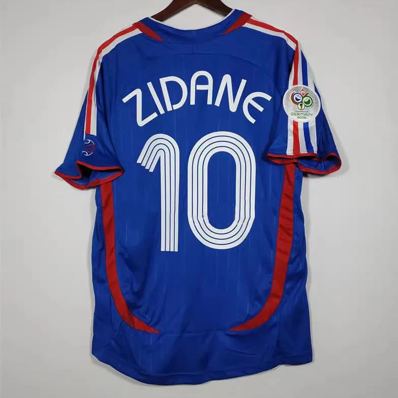 Nike France 2006 World Cup Home Jersey Zidane #10