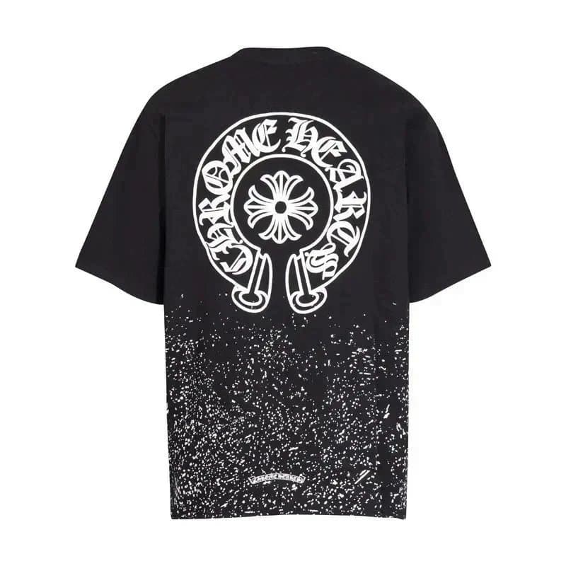 Chrome Hearts Graphic Tee Multi-Logo Print — 6093黑色*Top quality