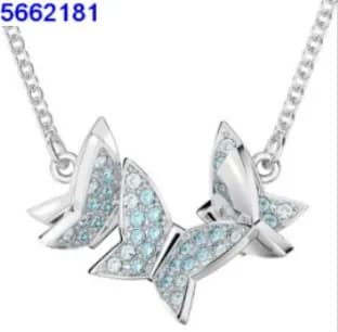 Swarovski Butterfly Pendant Crystal Pave