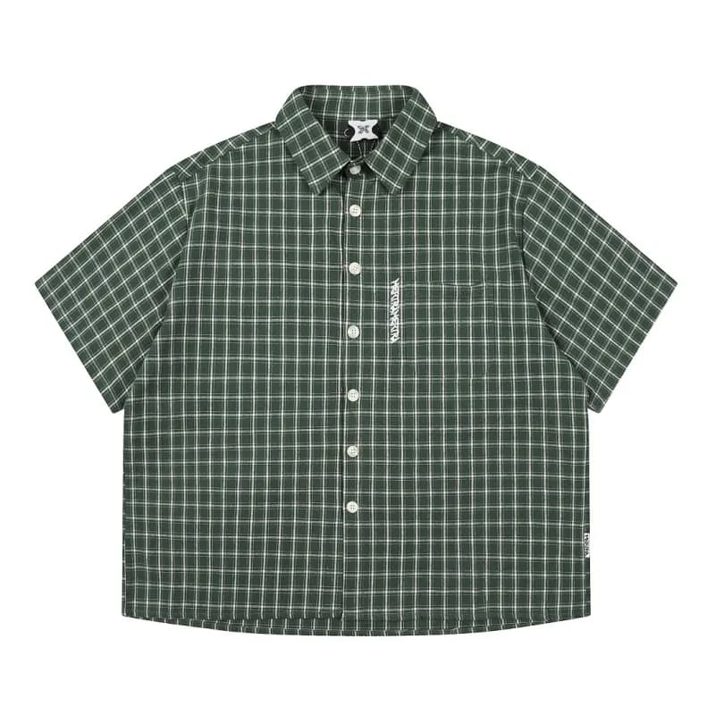 Sp5der Mesh Tee Logo Print — T057绿色
