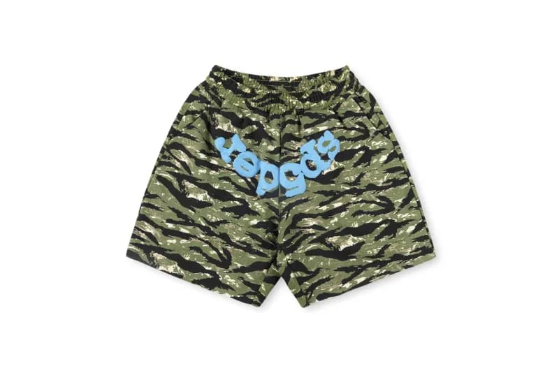 Travis Scott Tiger Stripe Shorts Cactus Jack Logo