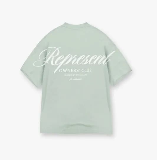 Gallery Dept. Graphic Tee Classical Sculpture Print — Rep211 bean green