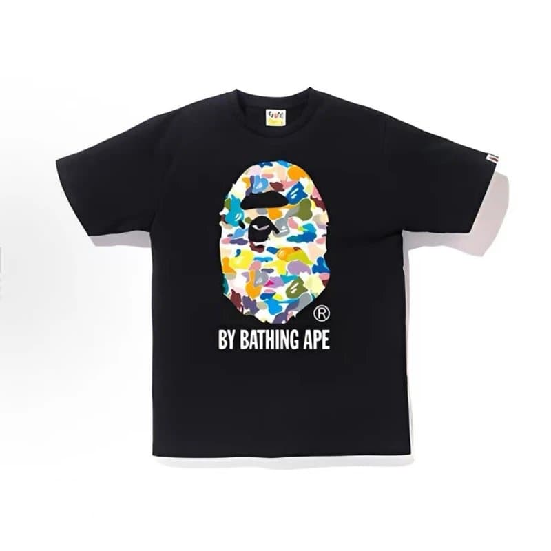BAPE Ape Head Tee Multicolor Camo Ape — 1254黑色