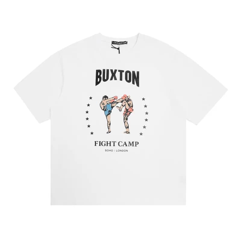 Logo Tee Cole Buxton Script — CB611白色短袖