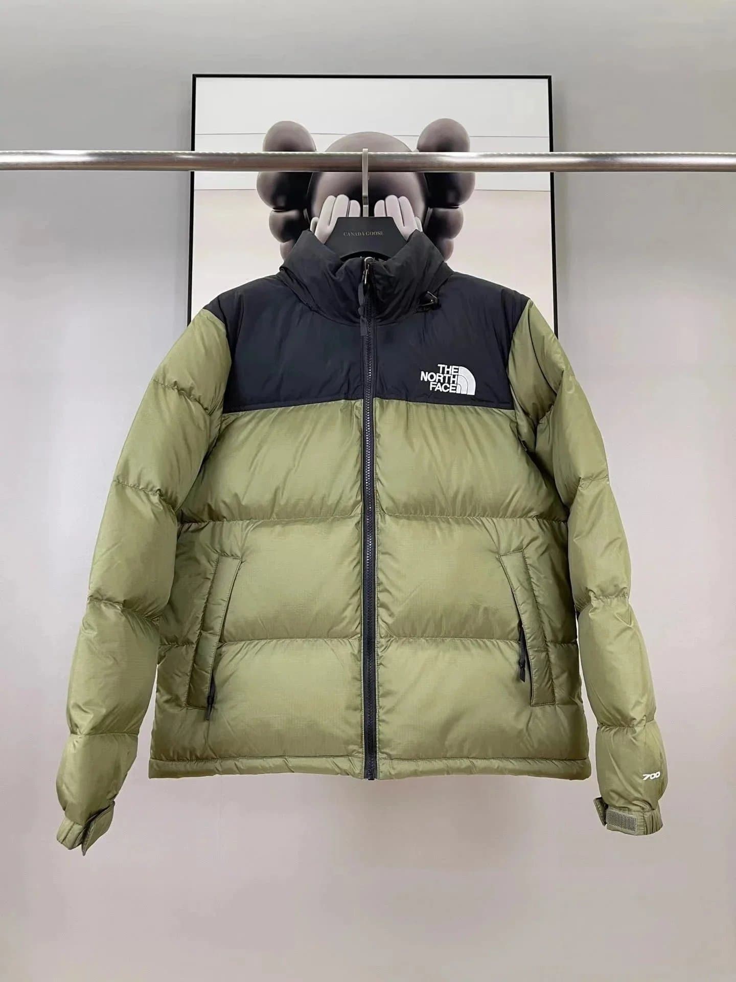 The North Face Nuptse Jacket Gradient Logo Print — 3