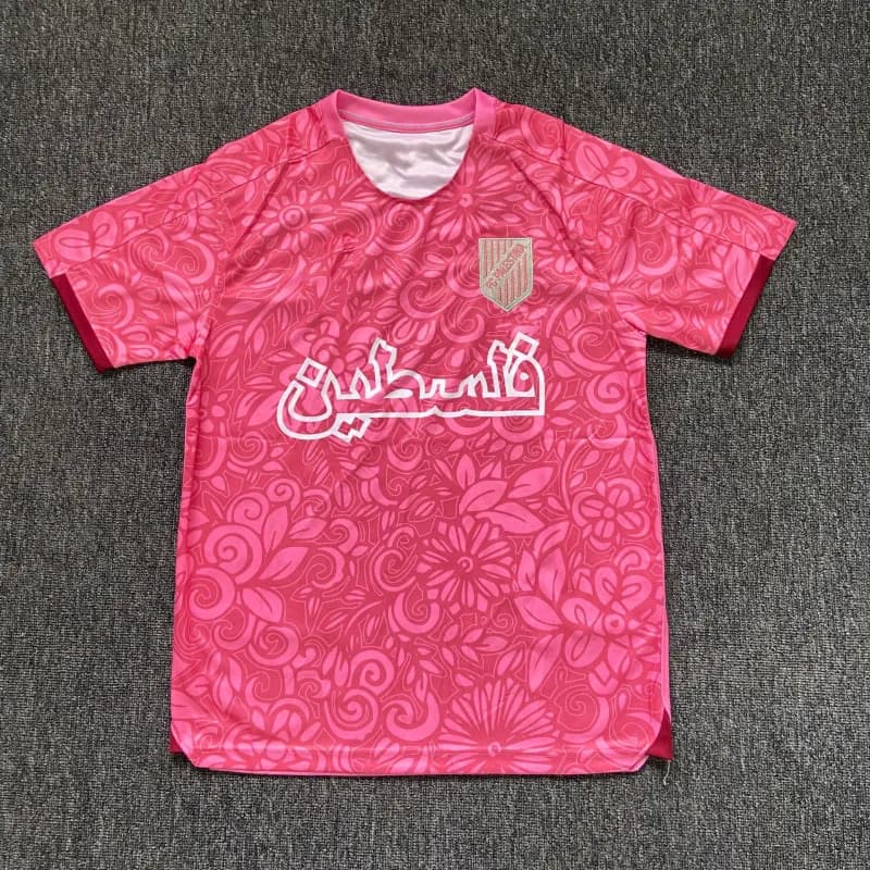 Palace Football Jersey Floral Print with FC Palestine Crest — 巴勒斯坦3
