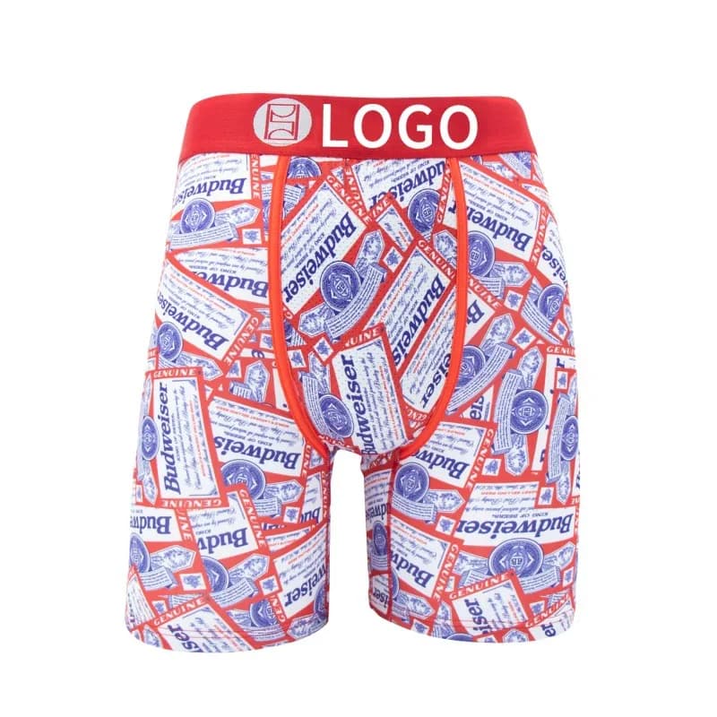 BAPE Boxer Briefs Budweiser Label Print