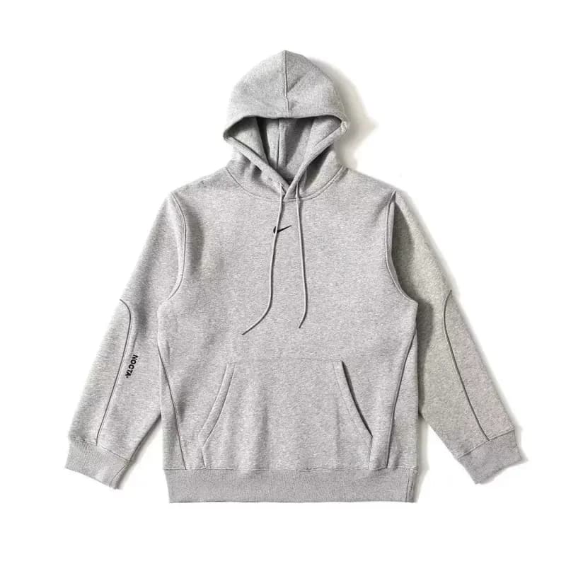 Nike Nocta Tech Fleece Set Black with Volt Swoosh — 36