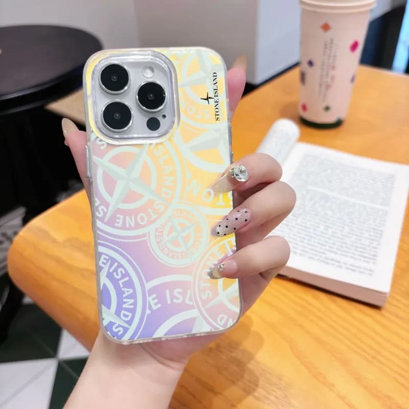 Stone Island Phone Case Gradient Compass Print