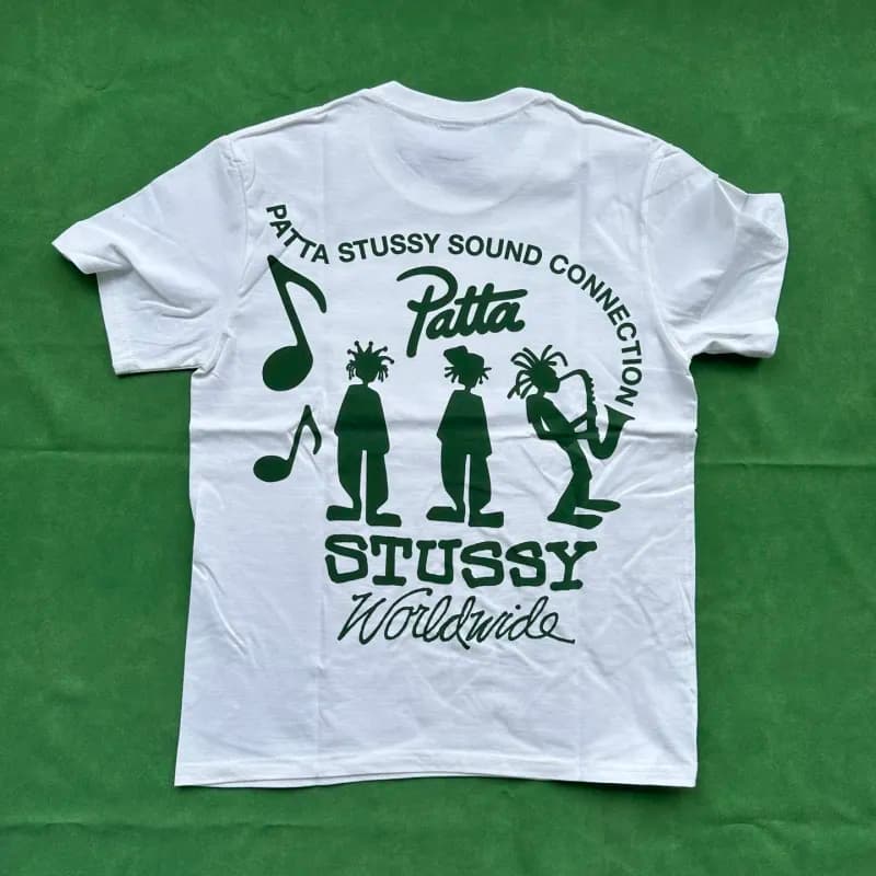 Stüssy Logo Tee Classic Stussy — STX08 白色