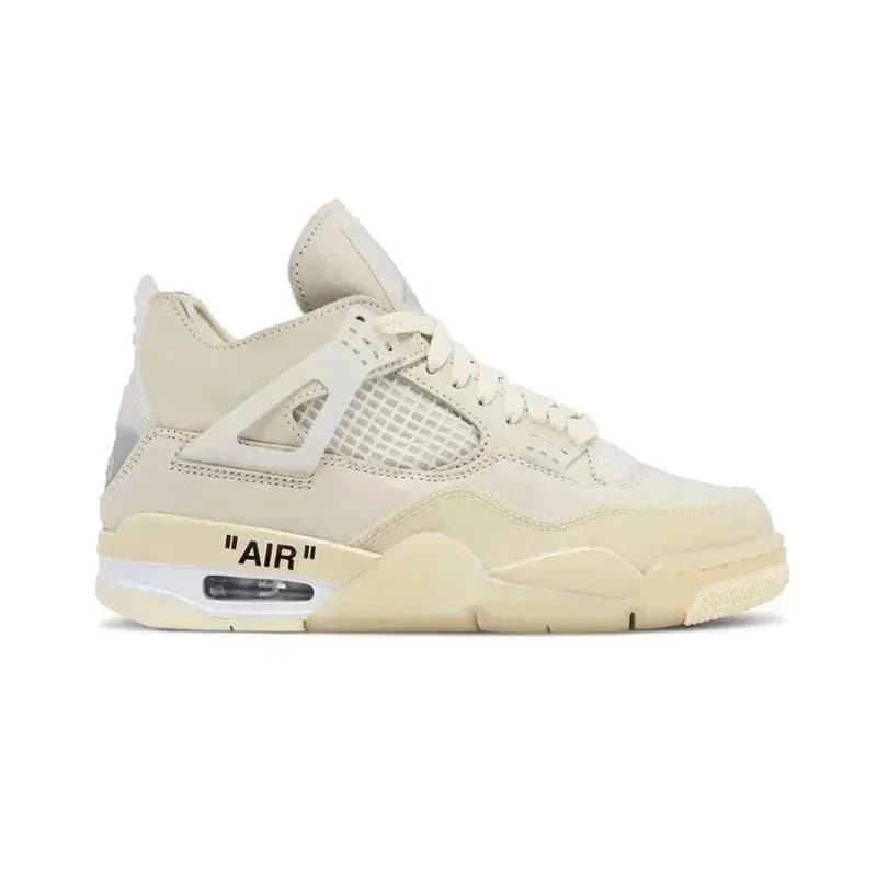 Air Jordan 4 Bred — Off-White Sail CV9388-100