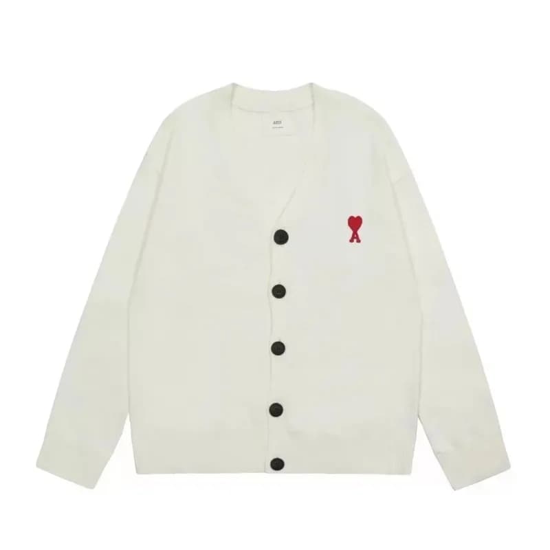 Amiri Cardigan Heart Logo