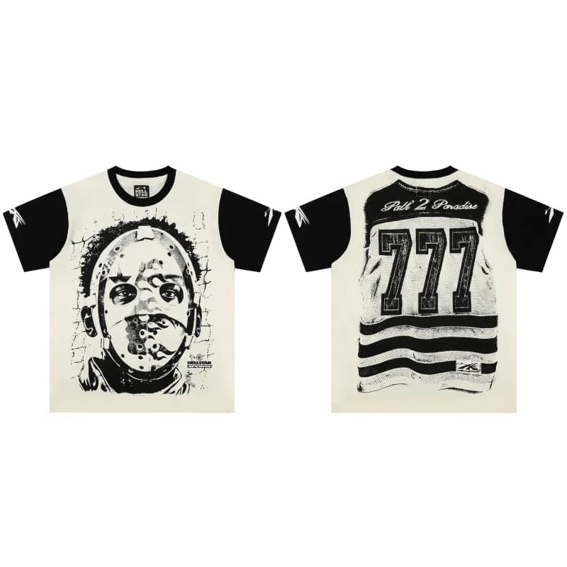 Hellstar Ribcage Tee Skeleton Print — ss3144