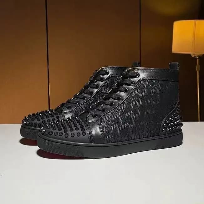 Christian Louboutin Louis Spikes Monogram Spike