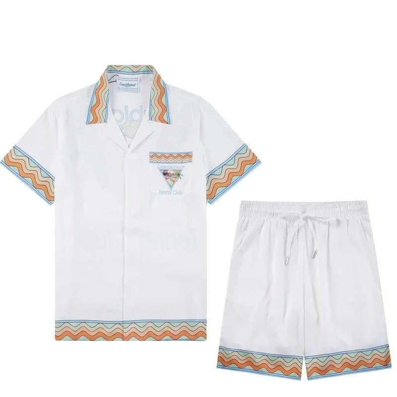 Casablanca Mosaic Print Set Tiled Portrait Pattern — 9715+733# 白