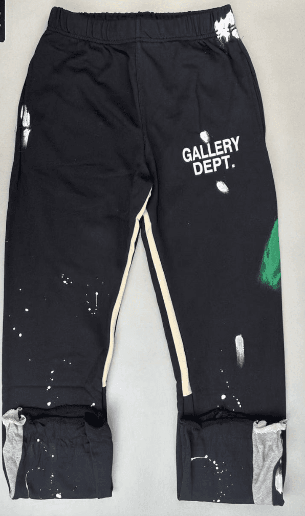 Paint Splatter Joggers Gallery Dept. Logo