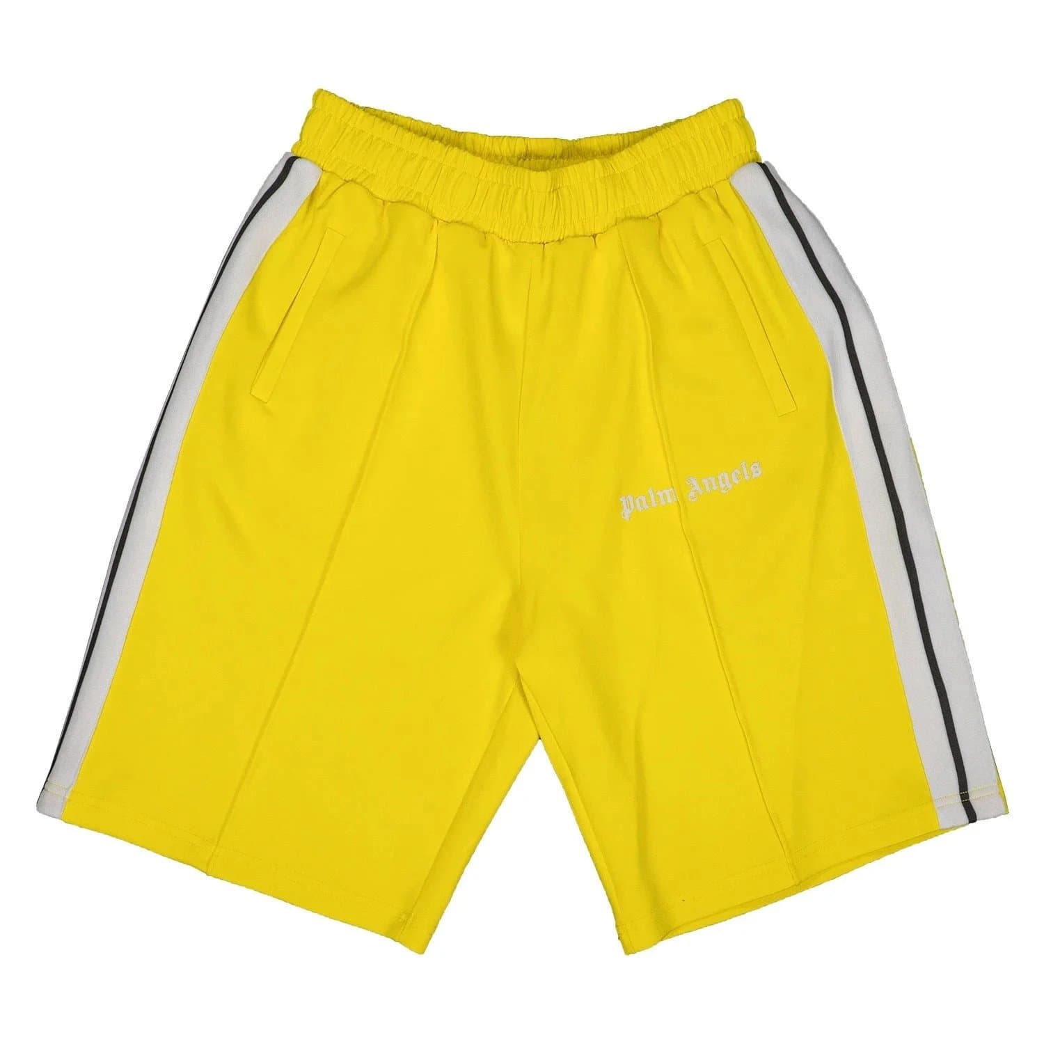 Palm Angels Logo Print Shorts Gothic Script — S4