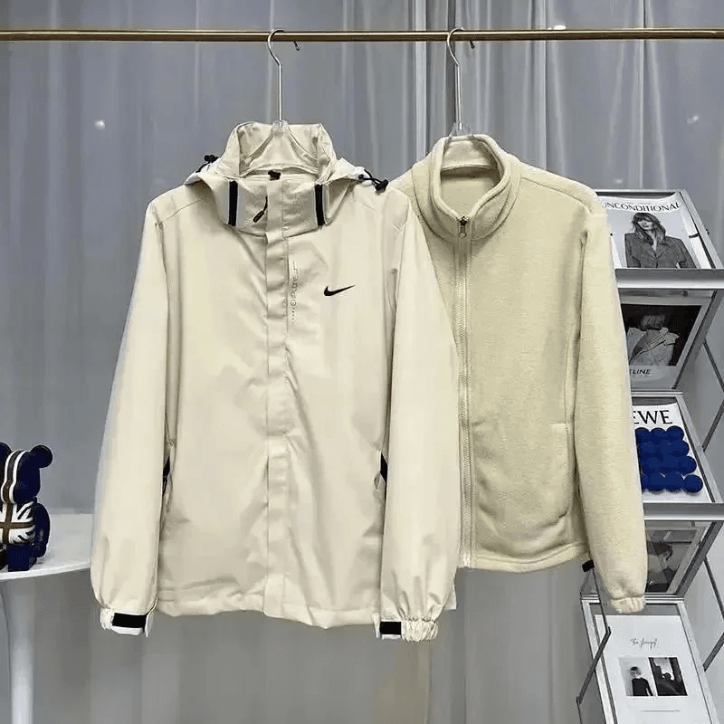 Nike Windrunner Jacket Colorblock — NK可拆卸连帽626三合一-白色