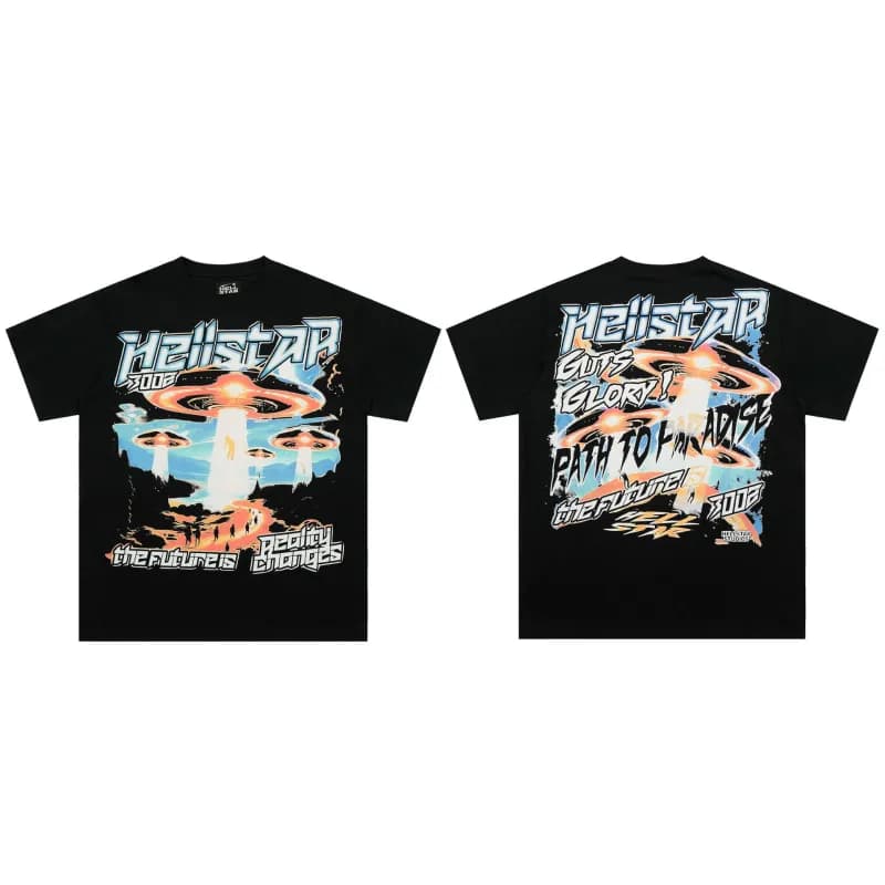 Hellstar Ribcage Tee Skeleton Print — ss1197
