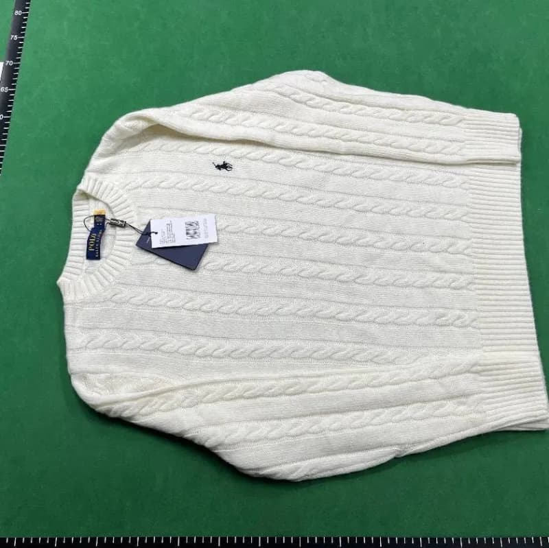 Polo Ralph Lauren Quarter-Zip Pullover Oatmeal — 1毛衣白色