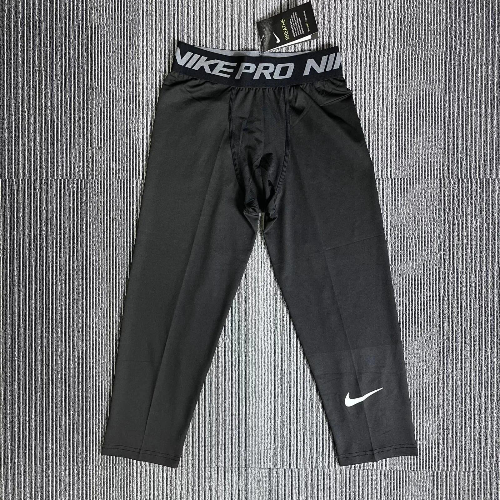 Nike Pro Compression Shorts White — 24
