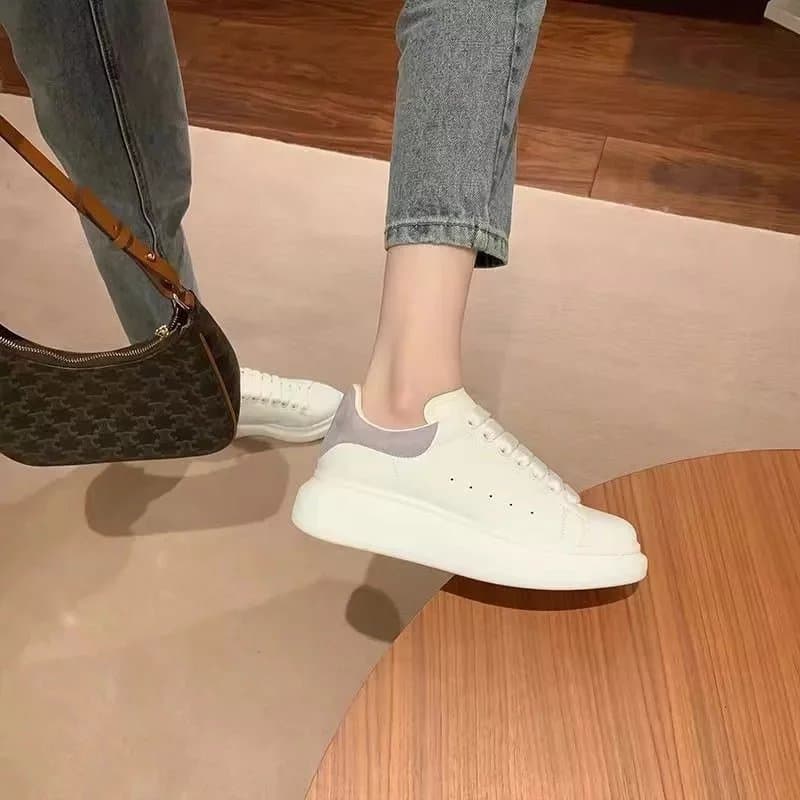 Alexander McQueen Triple S White Grey