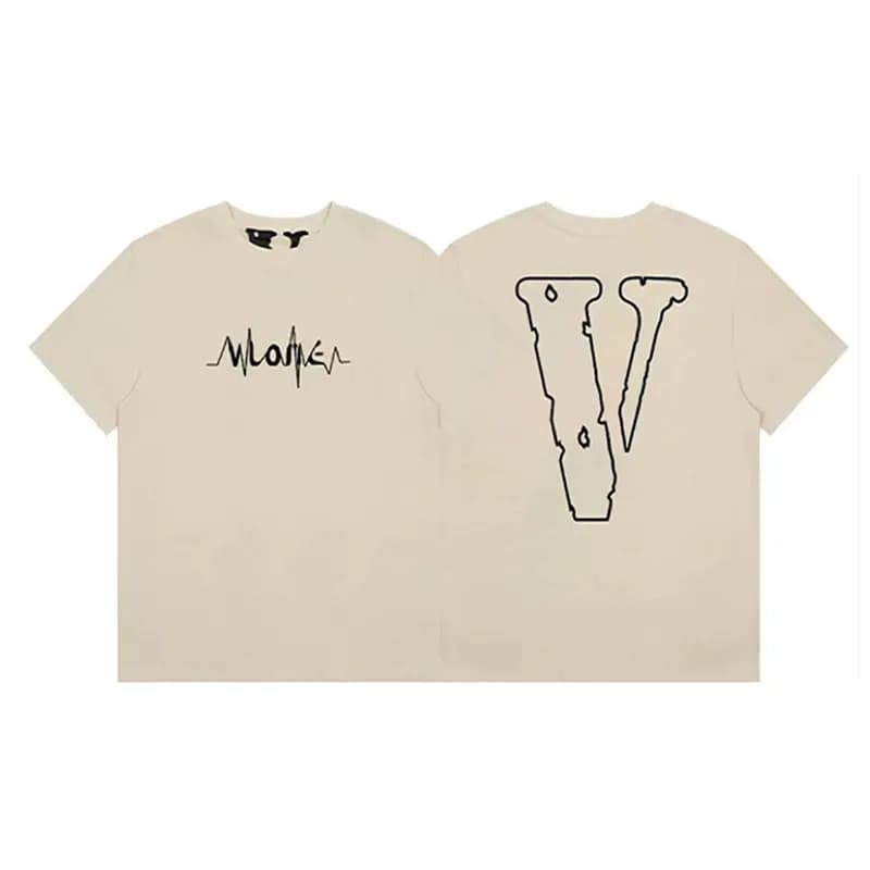 Off-White Graphic Tee V Logo Scribble — 6216杏色