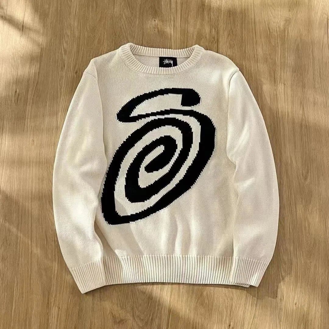 Stüssy Knit Sweater Swirl Logo