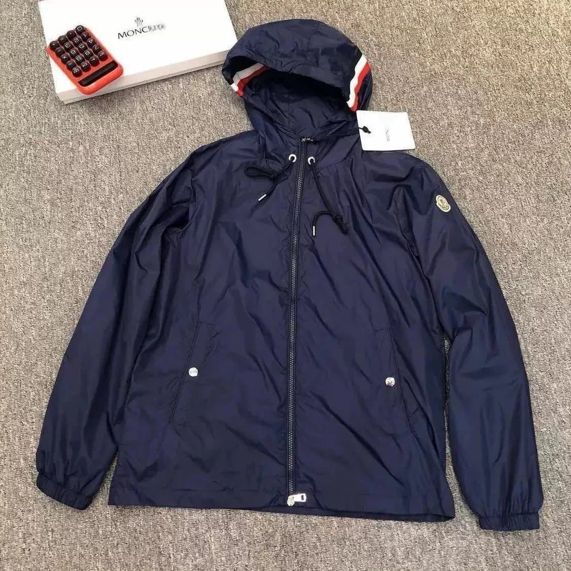 Moncler Logo Patch Hooded Jacket Black — 4
