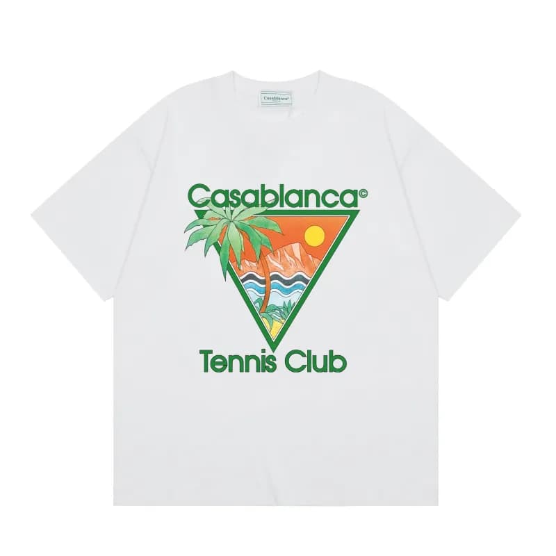 Casablanca T-Shirt Tennis Club Graphic