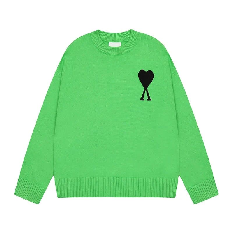 Amiri Knit Sweater Black Heart Logo