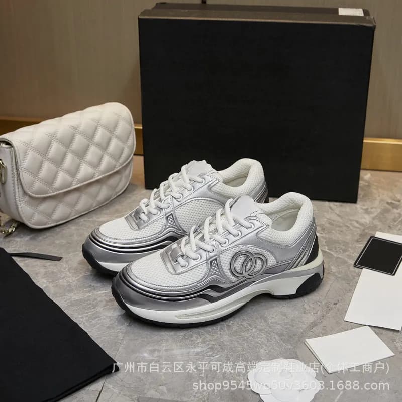 Chanel Sneaker Quilted Logo