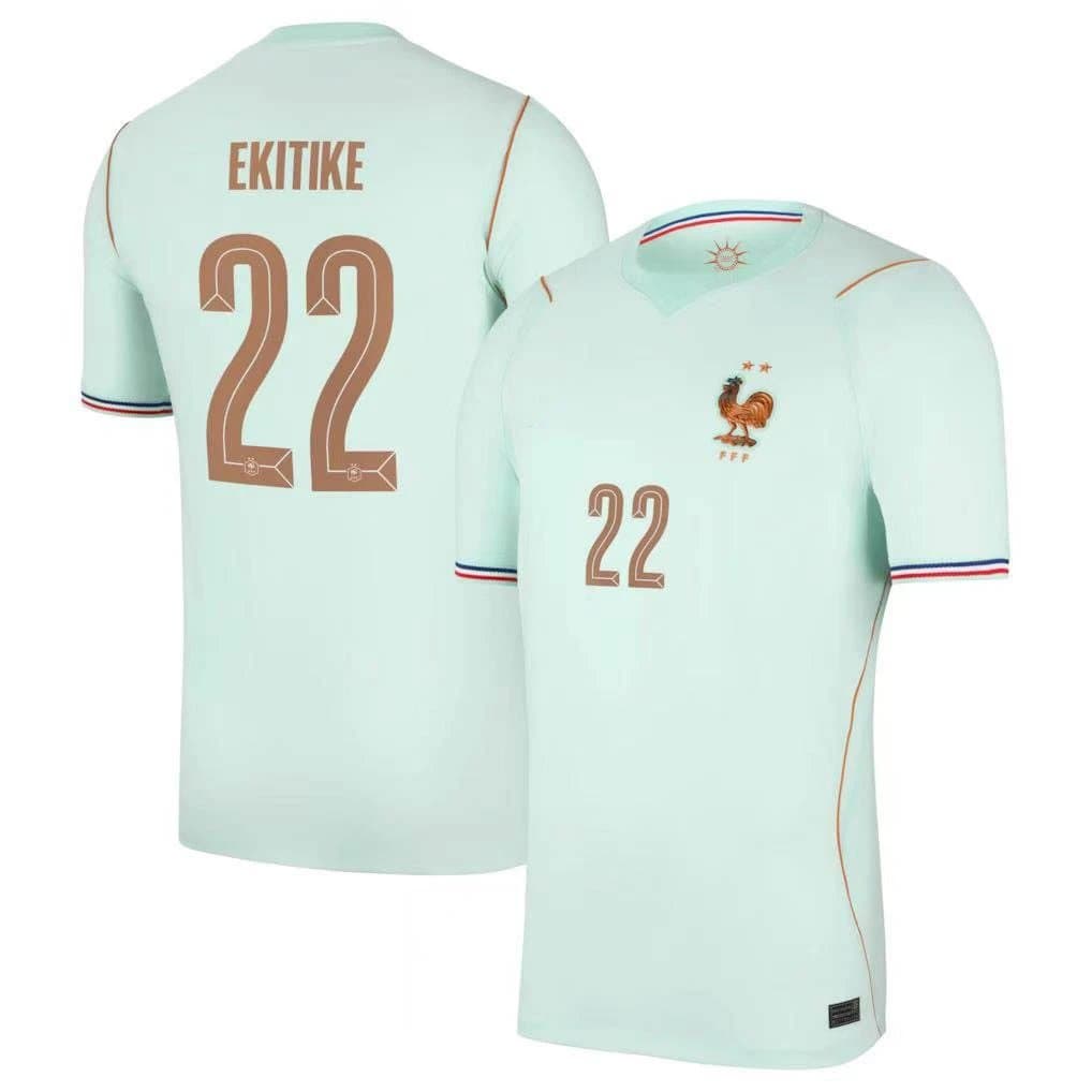 Adidas Argentina Away Jersey Baroque Print — 2026法国客场22号埃基蒂克