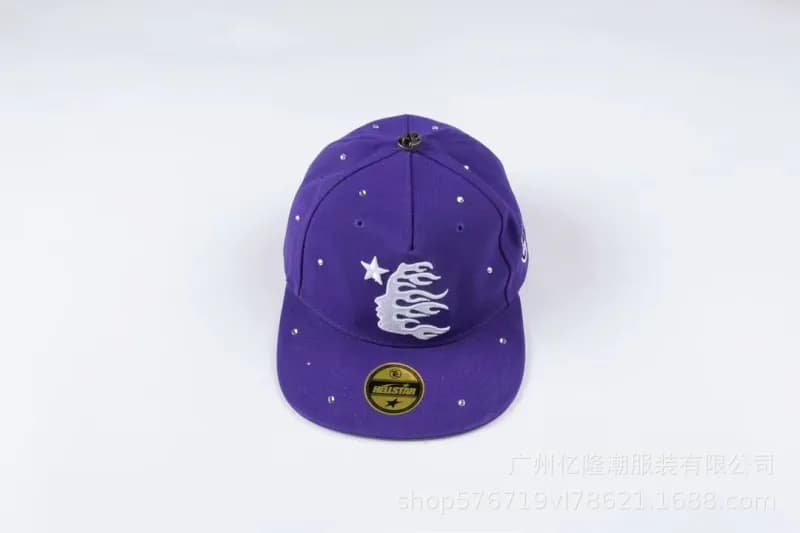 Hellstar Snapback Cap Flame Logo — 13 hot diamond sm remark size