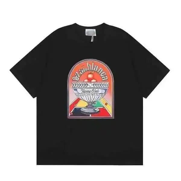 Casablanca T-Shirt Yellow Logo Patch — 03