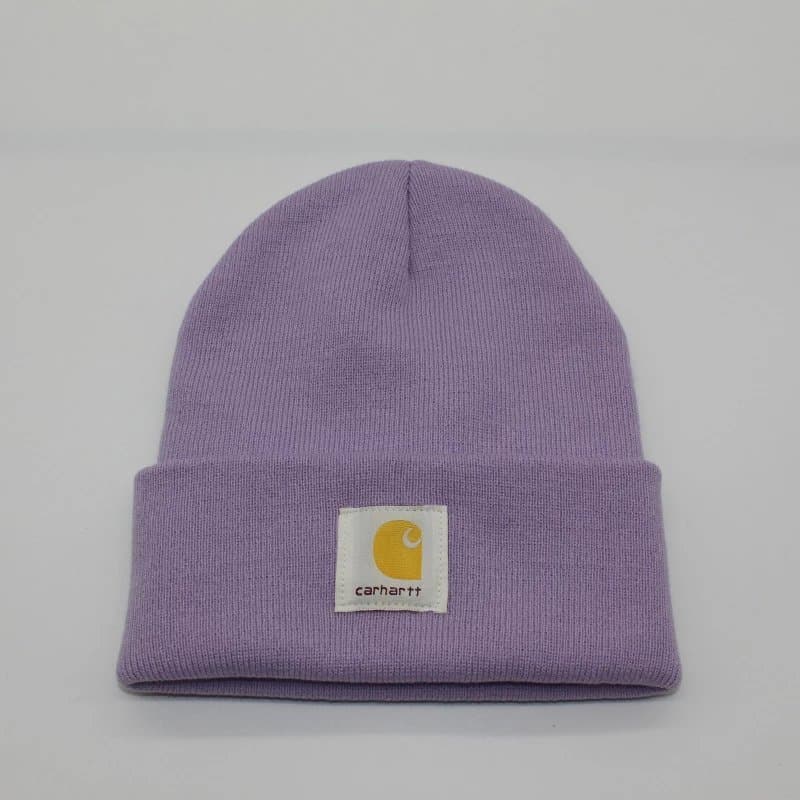 Carhartt Beanie Logo Patch — 均码 · 浅紫